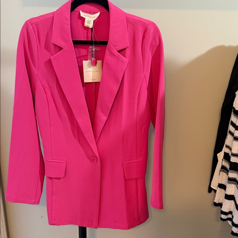 Women's Hot Pink Blazer